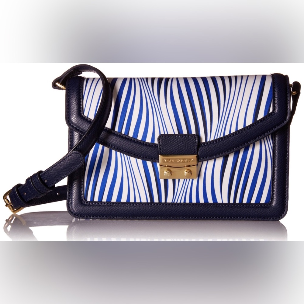 Vera Bradley Wavy Stripe Tess Crossbody